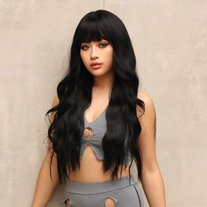
            
                Load image into Gallery viewer, Starry Night | Synthetic Wig | Black | 30 inches
            
        