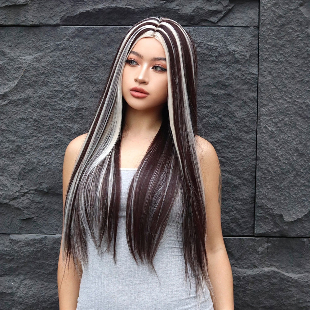
            
                Load image into Gallery viewer, Moonlit Melody | Synthetic Wig | Black | 30 inches
            
        
