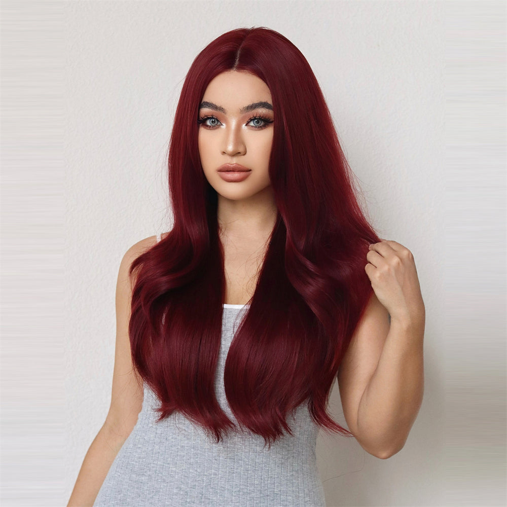 
            
                Load image into Gallery viewer, Reindeer Magic | Synthetic Wig | Red | 26 inches
            
        
