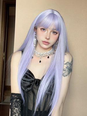 
            
                Load image into Gallery viewer, Rosemary Bloom | Synthetic Wig | Purple | 26 inches
            
        