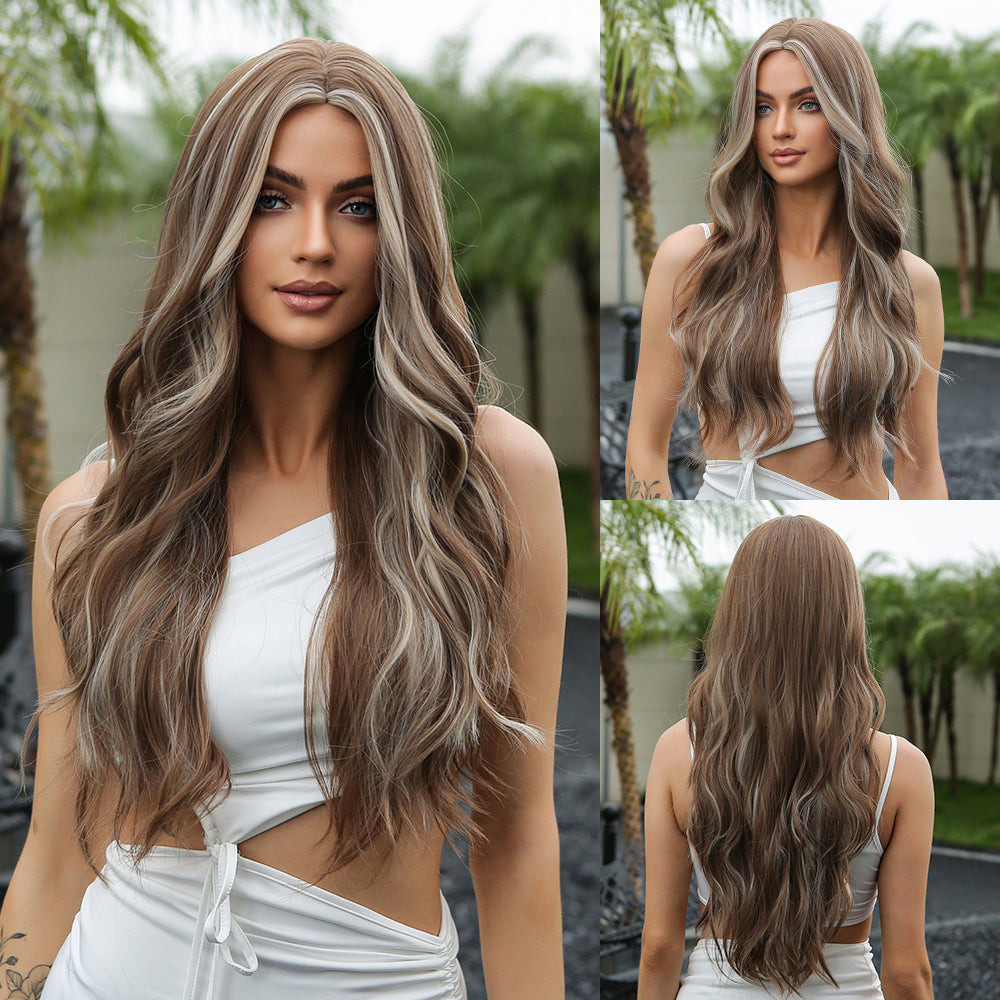 Caramel Fusion | Synthetic Wig | Mixed Brown | 26 inches