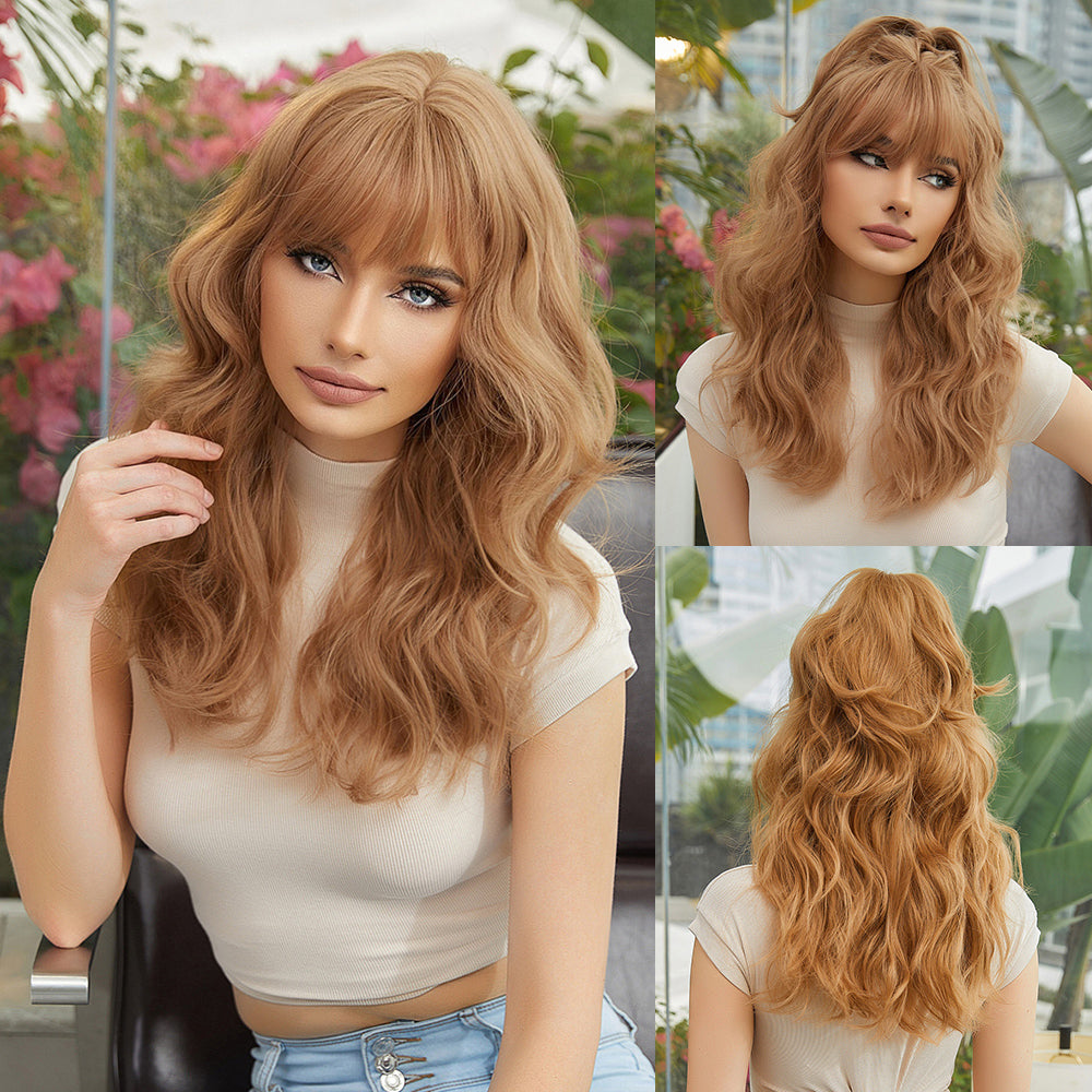 Honeydew Bliss | Synthetic Wig | Light Brown | 24 inches