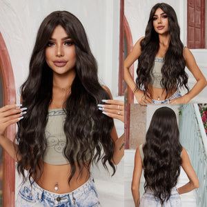 
            
                Load image into Gallery viewer, Holly Breeze | Synthetic Wig | Black Brown | 30 inches
            
        