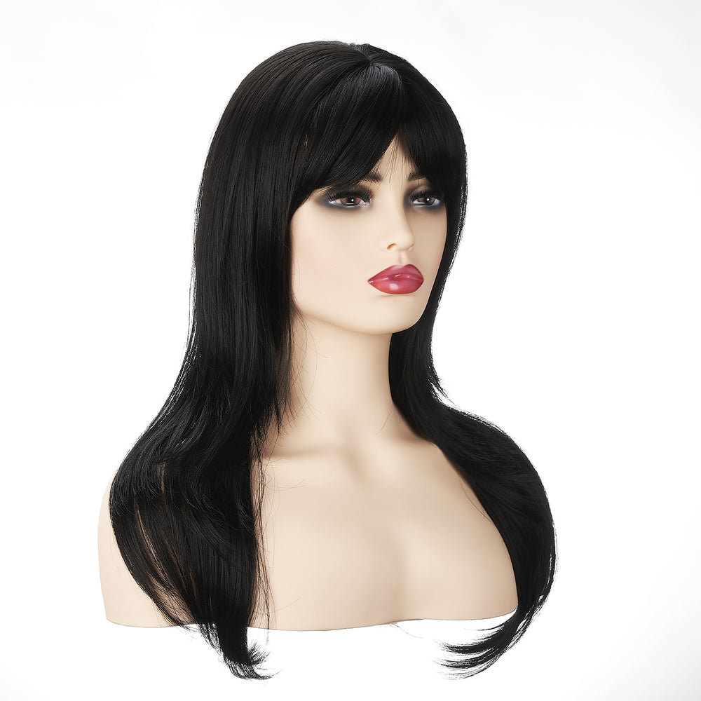
            
                Load image into Gallery viewer, Luxe Waves | Synthetic Wig | Black | 23 inches
            
        