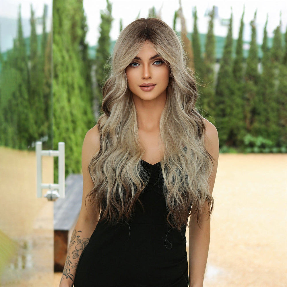 
            
                Load image into Gallery viewer, Chestnut Delight | Synthetic Wig | Brown | 26 inches| [Sample]
            
        