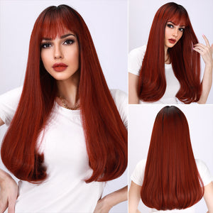 Elite Chic | Synthetic Wig | Red | 22 inches