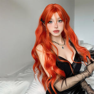 Frosty Flurry | Synthetic Wig | Orange | 28 inches