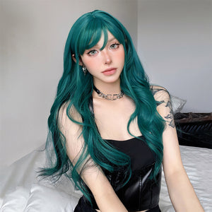Christmas Cheer | Synthetic Wig | Green | 26 inches