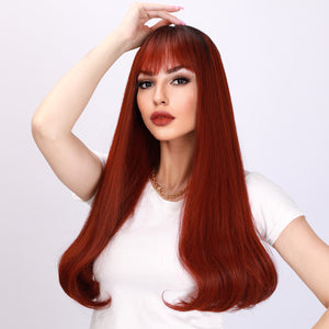 Elite Chic | Synthetic Wig | Red | 22 inches