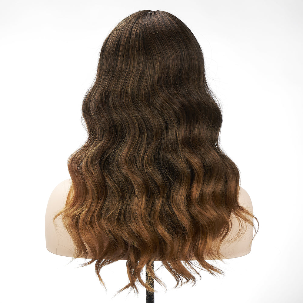 Brunette Bliss | Synthetic Wig | Brown Ombre | 21.5 inches