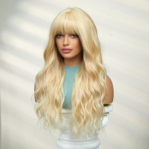 Pearly Belle | Synthetic Wig | Beige | 26 inches