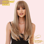 Chestnut Grace | Synthetic Wig | Light Brown | 24 inches