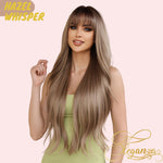 Hazel Whisper | Synthetic Wig | Brown | 30 inches