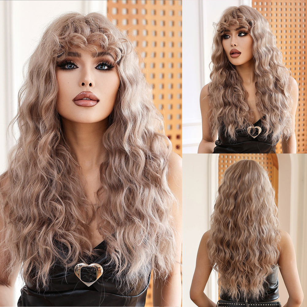 Auburn Blaze | Synthetic Wig | Brown | 24 inches