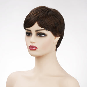 
            
                Load image into Gallery viewer, Serenade Style | Synthetic Wig | Brown | 10 inches
            
        