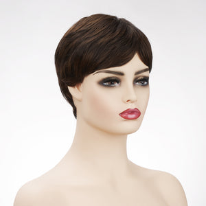 
            
                Load image into Gallery viewer, Serenade Style | Synthetic Wig | Brown | 10 inches
            
        