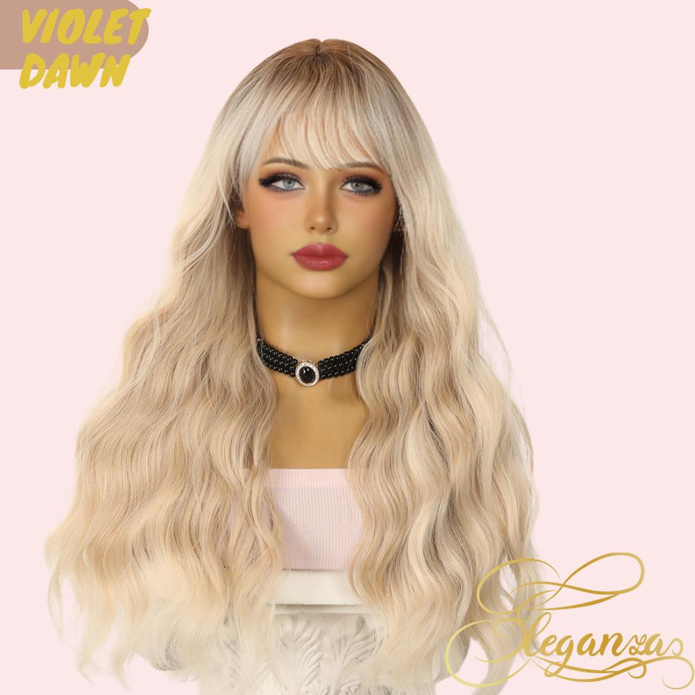 Violet Dawn | Synthetic Wig | Gold | 26 inches