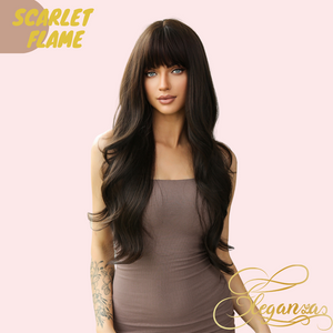 Scarlet Flame | Synthetic Wig | Dark Brown | 29 inches