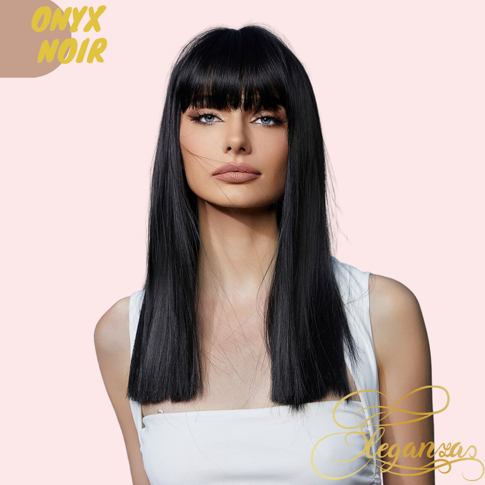 Onyx Noir | Synthetic Wig | Black | 20 inches