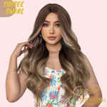 Toffee Swirl | Synthetic Wig | Gradient Brown | 26 inches