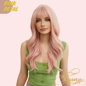 Pink Petal | Synthetic Wig | Pink | 26 inches