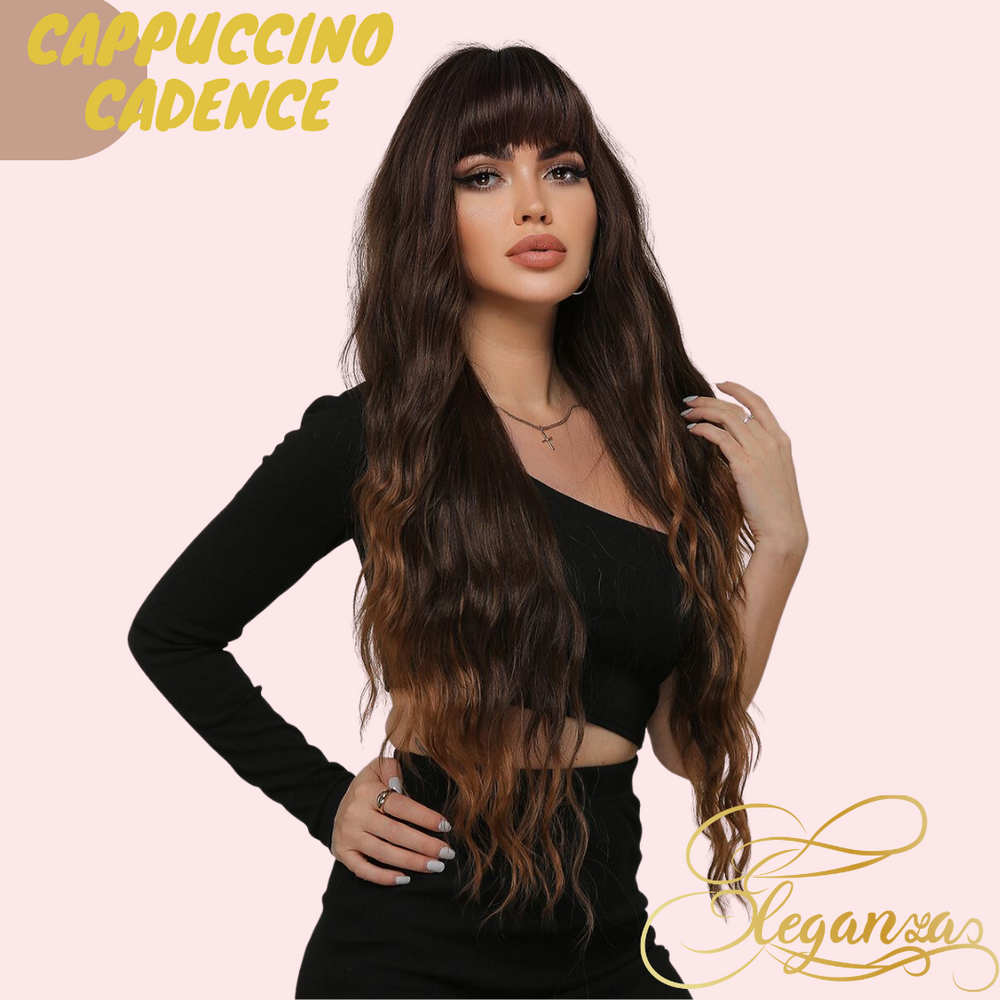 Cappuccino Cadence | Synthetic Wig | Brown | 28 inches