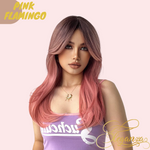 Pink Flamingo  | Synthetic Wig | Ombre | 22 inches