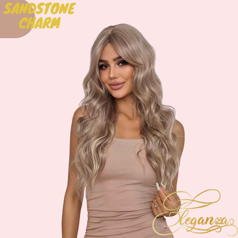 Sandstone Charm | Synthetic Wig | Brown | 26 inches