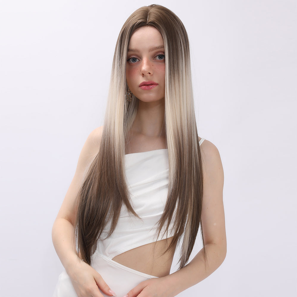 Blissful Tress | Synthetic Wig | Brown | 26 inches