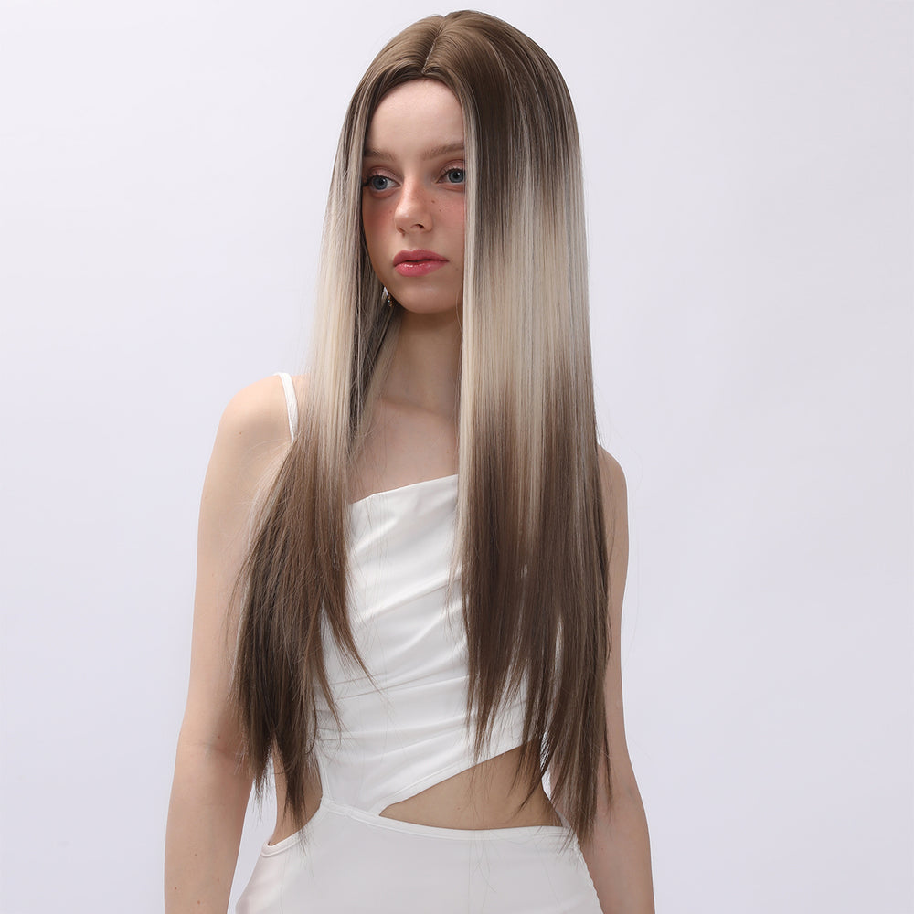 Blissful Tress | Synthetic Wig | Brown | 26 inches