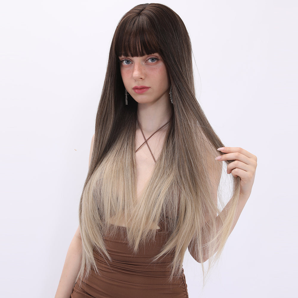 Luna Belle | Synthetic Wig | Gold | 28 inches