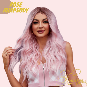 
            
                Load image into Gallery viewer, Rose Rhapsody | Lace Front Wig | Ombre | 26 inches
            
        