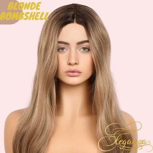 
            
                Load image into Gallery viewer, Blonde Bombshell | Lace Front Wig | Ombre | 26 inches
            
        