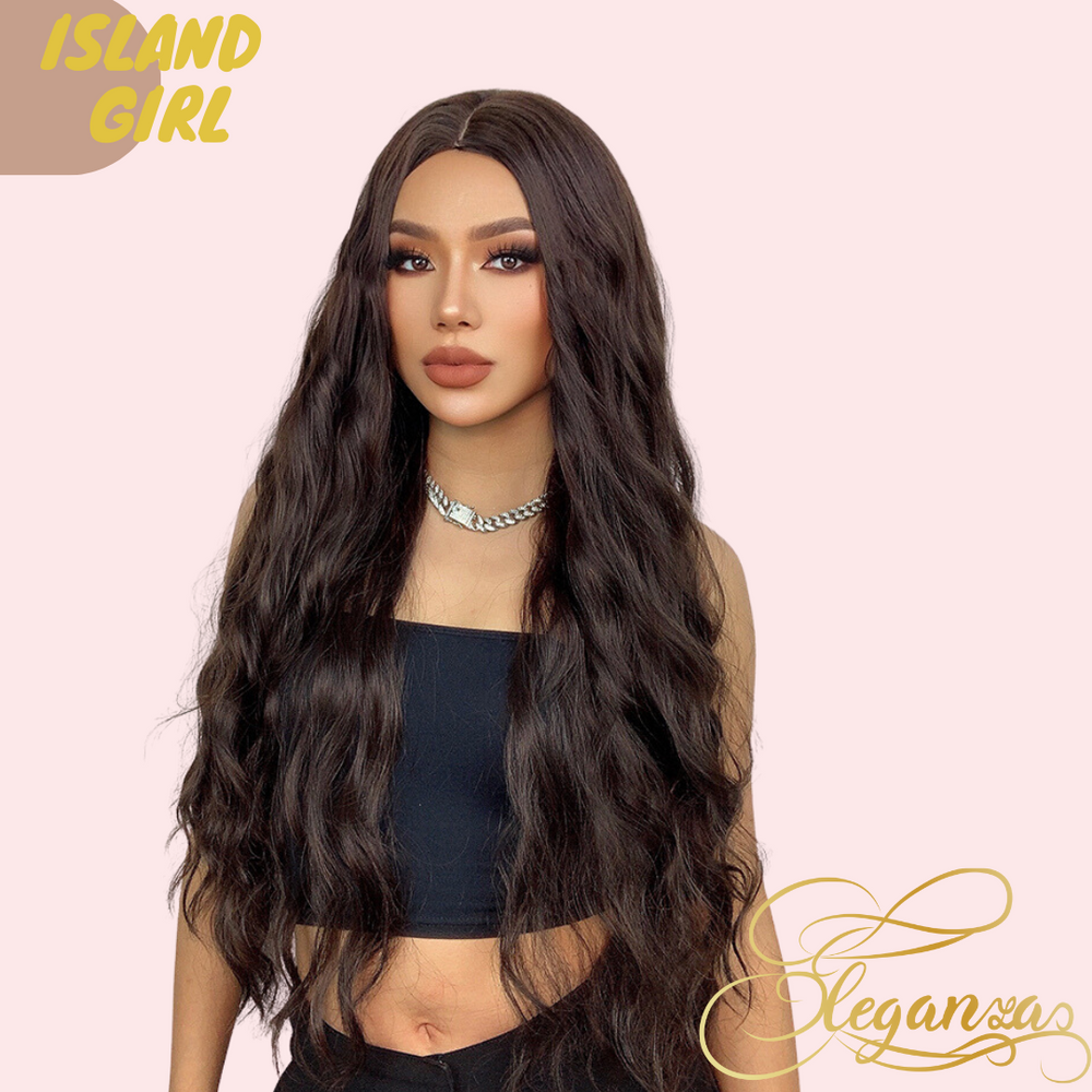 
            
                Load image into Gallery viewer, Island Girl | Synthetic Wig | Brown | 31 inches
            
        