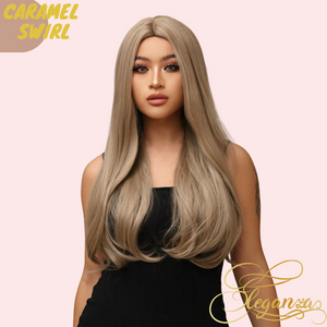 Caramel Swirl | Synthetic Wig | Brown | 30 inches