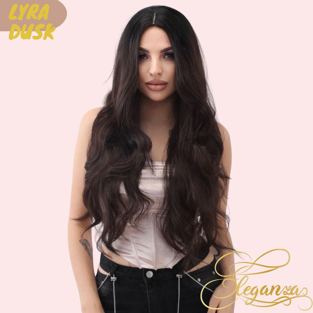 Lyra Dusk | Synthetic Wig | Dark Brown | 28 inches