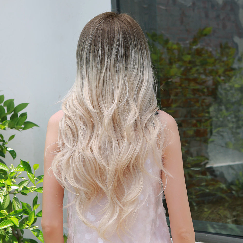 Vanilla Swirl | Synthetic Wig | Ombre | 26 inches