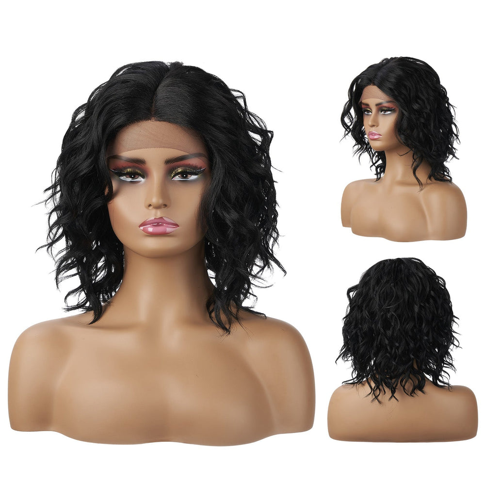 
            
                Load image into Gallery viewer, Obsidian | Lace Front Wig | Black | 14 inches
            
        