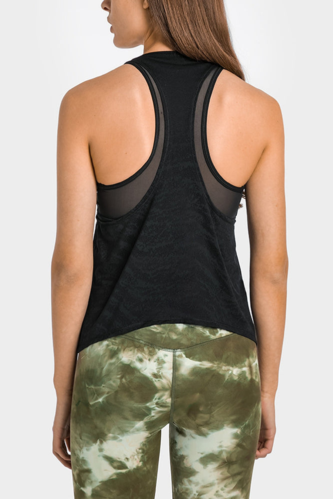 
            
                Load image into Gallery viewer, Spliced Mesh Racer Back Tank
            
        