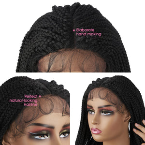 Carbon Beauty | Lace Front Wig | Black | 18 inches