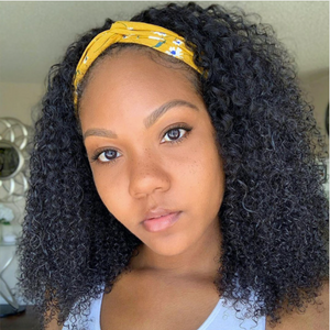 
            
                Load image into Gallery viewer, HeadBand Wig | Virgin Hair | Natural Color | Curly |
            
        