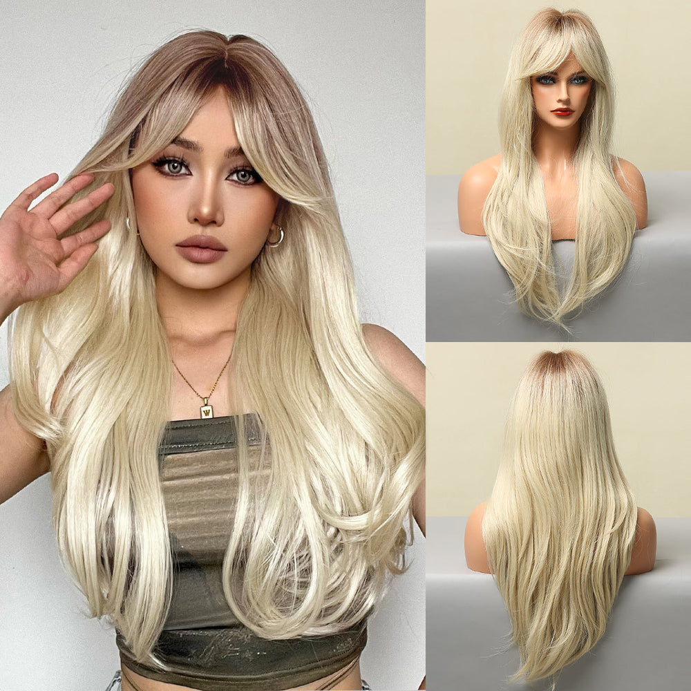 Butterscotch Bliss | Synthetic Wig | Blonde | 30 inches