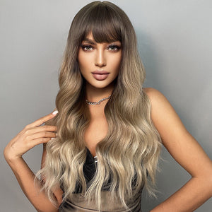 
            
                Load image into Gallery viewer, Gleaming Gradient | Synthetic Wig | Ombre | 26 inches
            
        
