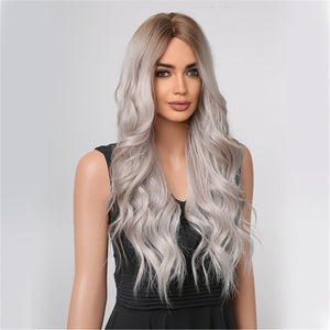 
            
                Load image into Gallery viewer, Radiant Ripples | Synthetic Wig | Ombre | 23 inches
            
        