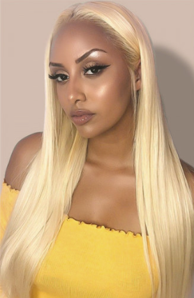 
            
                Load image into Gallery viewer, 13 x 4 Frontal Lace | Virgin Hair | Blonde | Straight | Fashion Wig |
            
        