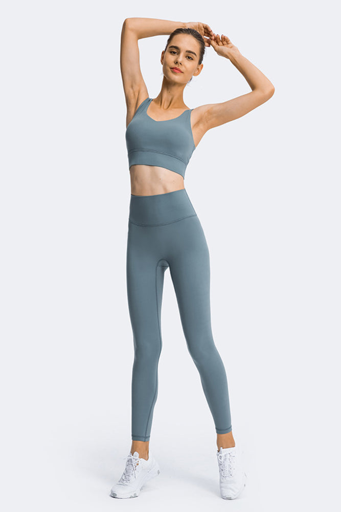 
            
                Load image into Gallery viewer, High Rise Ankle Length Yoga Leggings
            
        