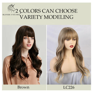 
            
                Load image into Gallery viewer, Chestnut Charm | Synthetic Wig | Brown | 27 inches
            
        