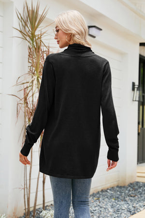 
            
                Load image into Gallery viewer, Open Front Long Sleeve Longline Cardigan
            
        