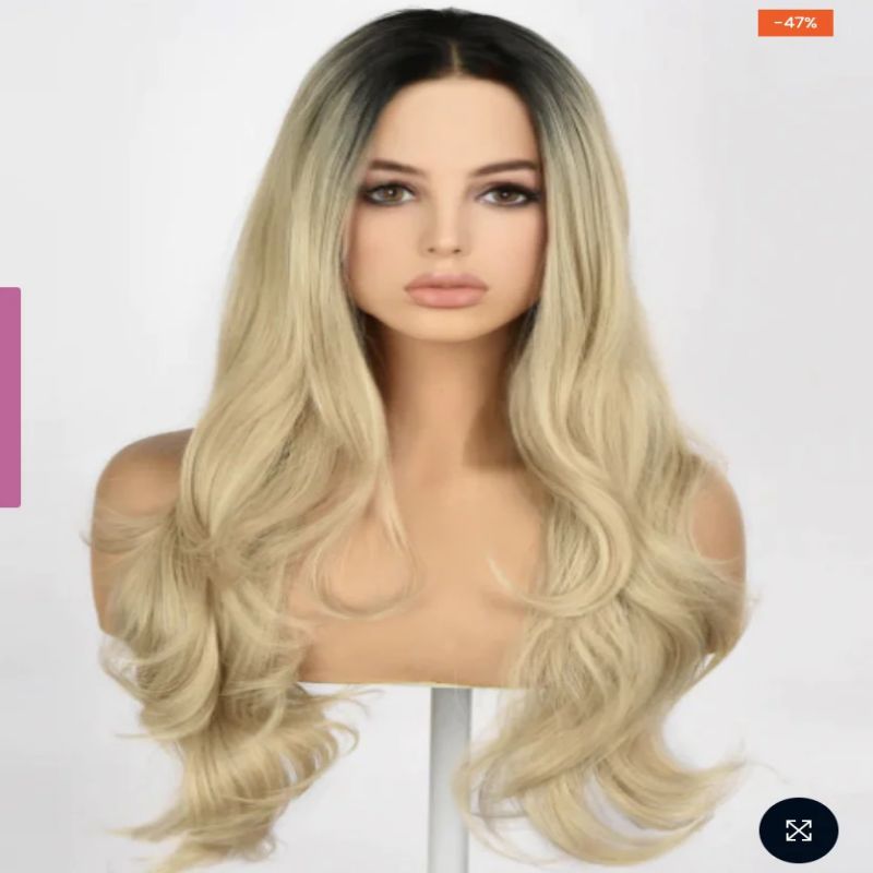 
            
                Load image into Gallery viewer, Gilded Glam | Lace Front Wig | Ombre | 24 inches
            
        