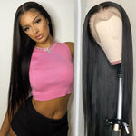 13 x 4 Lace Closure | Virgin Hair | Black | Long Straight | Fashion Wig | 14 inches |
